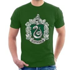 Image of All+Every Harry Potter Slytherin House Crest Men's T-Shirt
