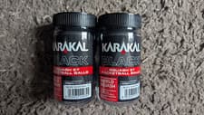 Image of NEW 4 No. Karakal Black Pro Racketball Balls Racquetball Squash 57 Dunlop
