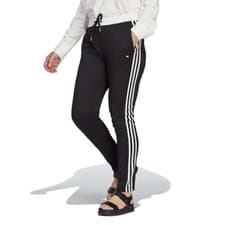 Image of adidas Slim Fit SST Track Pants RRP £55 Womens 3-Stripes Stretch Trousers M L