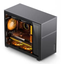 Image of Jonsbo D31 Mesh Micro-ATX PC Case - Black, Tempered Glass