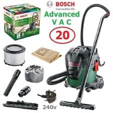 Image of BOSCH Advanced VAC 20 All Purpose VACUUM CLEANER 06033D1270 3165140874014