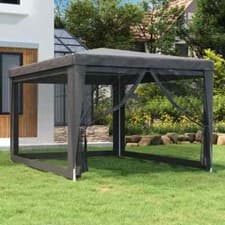Image of Party Tent with Mesh Sidewalls Canopy Gazebo Multi Colours Multi Sizes vidaXL