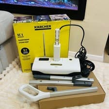 Image of Karcher SC1 Upright Steam Cleaner Handheld Compact Steam Mop Tested Working