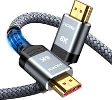 Image of 8K HDMI Cable HDMI 2.1 Cable 8K@60Hz 4K@120Hz Ethernet Compatible Braided eARC
