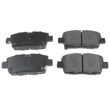 Image of Brake Pad set ADT342194 by Blue Print Front Axle - Single set