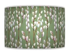 Image of Willow Sage Green Floral Lampshade Pendant Drum Handmade Lamp Shade #778