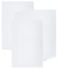 Image of 6X Bath Mat 100% Egyptian Cotton Terry Toweling Soft Quick Dry Floor Shower Mats