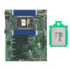 Image of AMD EPYC 7532 CPU + Supermicro H12SSL-i Motherboard , 32 Cores 2,4 GHz~3,3 GHz