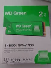 Image of WD Green SN3000 2TB M.2 NVMe SSD - 5000/4200MB/s, Gen 4 New/Sealed