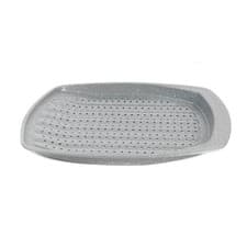 Image of Salter Chip Baking Tray Non-Stick Perforated Oven Tray 38cm Marblestone Grey