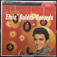 Image of SEALED, Elvis Presley - Elvis' Golden Records LSP-1707 (e), Sticker, US, 1962-68