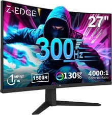 Image of 27 Inch 300Hz(DP) 240Hz(HDMI) Curved Gaming Monitor 1ms MPRT Full HD LED Monitor