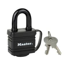 Image of Master Lock 7804EURD Weatherproof Laminated Steel Padlock 40mm x 29mm 7804D