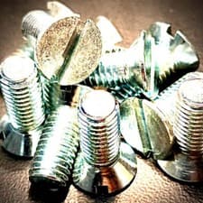 Image of M4 Machine Screw Slot Countersunk BZP Zinc DIN963