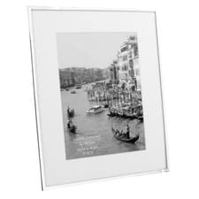 Image of Silverplated White Border Photo Frame 6x4 7x5 or 6x8 inches