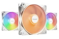 Image of Be Quiet! BL122 (3 Pack) Light Wings LX 12cm PWM ARGB Case Fans, 16 LEDs, White