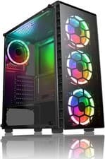 Image of CiT Raider Mid-Tower Black ATX PC Gaming Case CIT-RAIDER RGB