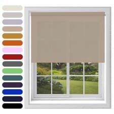 Image of No Drill Roller Blinds - Daylight Material 28mm Tube - Custom Size