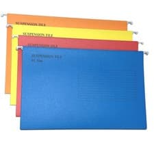 Image of 10,20,30 FOOLSCAP Suspension Files With Tabs & Inserts Heavyweight 40cm Runner