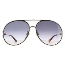 Image of Chloe Sunglasses CH0145S 001 Gold Black Grey Gradient