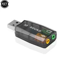 Image of 5.1USB to 3.5mm mic headphone Jack Stereo Headset 3D Sound Card Audio Adapter PC