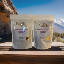 Image of 2x Bondi Sands Coconut & Sea Salt Body Scrub - Tropical Rum Scent 250g Oil Free