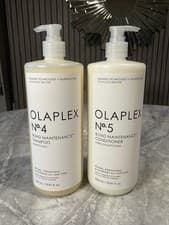 Image of Olaplex No.4 & No.5 Litre Duo – Bond Maintenance Shampoo + Conditioner (1000ml)