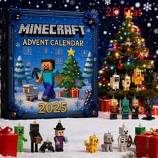 Image of Advent Calendar 2025 Minecraft 24 Days Christmas Advent Calendar Blind Box Gifts
