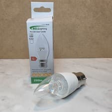Image of BELL Lighting 05138 LED Candle Bulb BC/B22 4W 250lm Warm White Dimmable