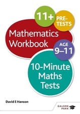 Image of 10-Minute Maths Tests Workbook Age 9-11 by David E. Hanson Paperback Book