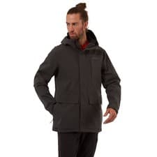 Image of Craghoppers Men's Lorton Waterproof Breathable Jacket Black Pepper CMW780 RRP £1