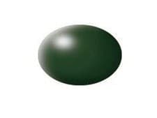 Image of Revell 36363 - Aqua Color - Dark Green Silk - Acrylic Paint 1 x 18ml Plastic Pot