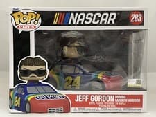 Image of Funko Pop Rides Nascar Jeff Gordon Driving Rainbow Warrior #283