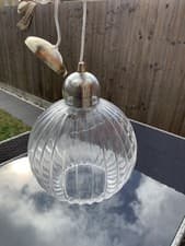 Image of Light Ceiling Pendant Antique Brass