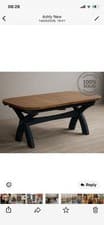 Image of Solid Oak Extending Dining Table Seats 6–8 Collection Only