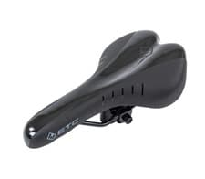 Image of ETC M329 MTB Mountain Bike Cycle Saddle - BLACK - BRAND NEW - UK SELLER