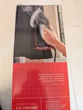 Image of Morphy Richards 2000W TurboSteam 2in1 Garment Steamer & Iron 361001 Turbo Steam