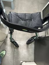 Image of Lightweight Folding Four Wheel Mobility Walker with Padded Seat