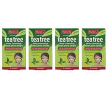 Image of Beauty Formulas Tea Tree Deep Cleansing Nose Pore Strips 6pcs pack - Pack Of 4