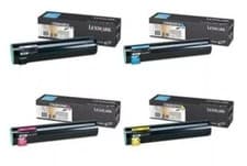 Image of Genuine Lexmark X950X2 Extra High Capacity 4 Colour Toner Cartridge Multipack -