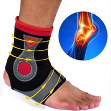 Image of Ankle Support Compression Strap Sports Running Brace Wrap Arthritis Tendinitis