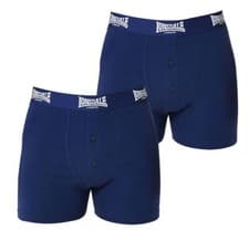 Image of 2 Pack Mens Lonsdale Trunks Boxer Short Boxers Pants Briefs Size XS- 4XL