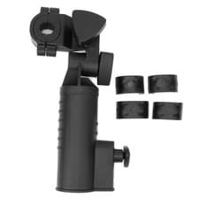 Image of Universal Adjustable Black Golf Umbrella Holder Plastic Golf Trolley Cart