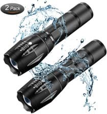 Image of 2x High Powered Torch 99000000lm Super Bright LED Flashlight Military Work Light