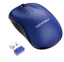 Image of TeckNet WM123 2.4GHz Wireless Ergonomic Optical Mouse 1200DPI Plug & Play