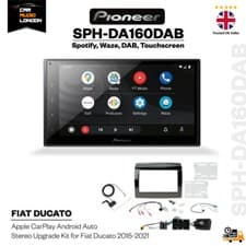 Image of Pioneer Apple CarPlay & Android Auto Stereo Upgrade Kit for Fiat Ducato 2015-21