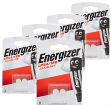 Image of 10x Energizer LR54 1.5V Alkaline Battery 189, AG10, V10GA LR1130 D189A 389