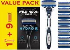 Image of Wilkinson Sword Hydro 5 Skin Protection Men's Razor + 9 Blades