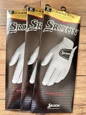 Image of (3-Pack) New Srixon Premium Cabretta Mens Leather Golf Gloves Pick Size