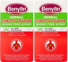 Image of Benylin Herbal Chesty Cough Sugar Free Syrup 100ml X 2